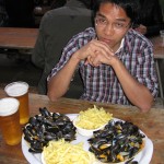 Khoi ja moules-frites Geneven pre feteillä