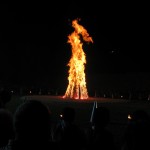 Feu de joie.